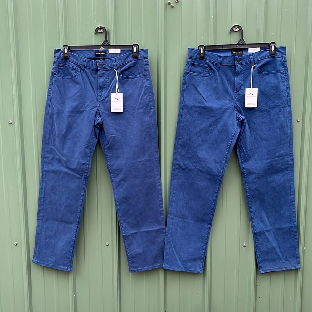Men’s Modern Straight Five Pocket Pants 2-Pack Size 34X32